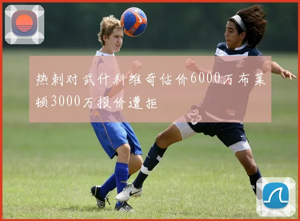 热刺对武什科维奇估价6000万布莱顿3000万报价遭拒